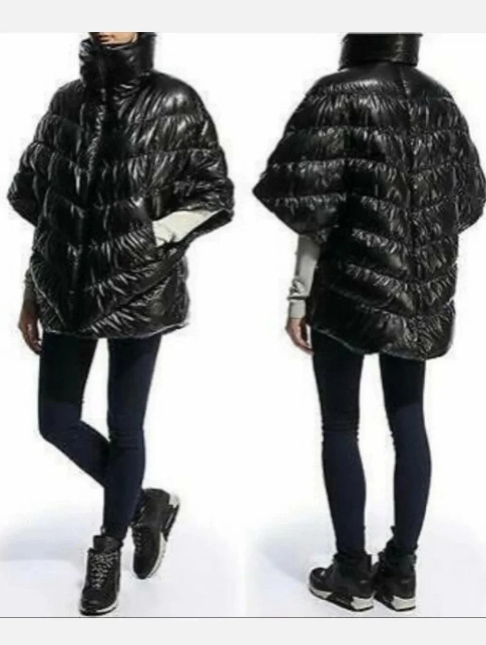 Nike Cascade Down Puffer Poncho Jacket Sz M Retail $300